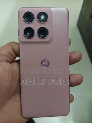 নিউ মোটোরোলা এজ ৬০ ফিউশন ২৫৬ জিবি রোজ গোল্ড