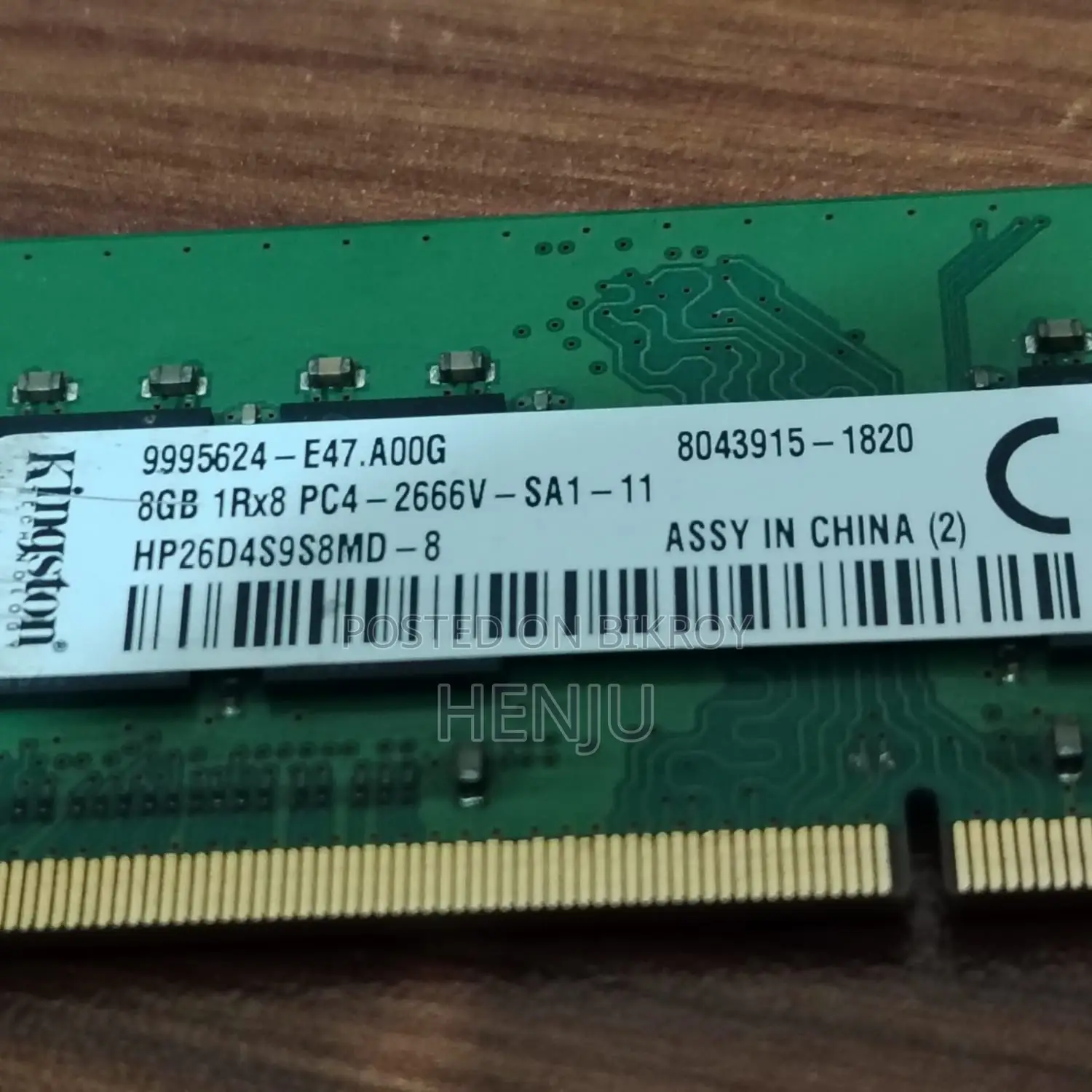 Laptop Ram Ddr4 8gb