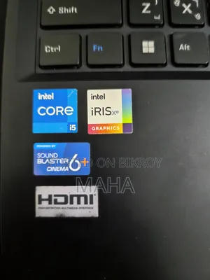 ল্যাপটপ 8GB ইন্টেল কোর i5 SSD 512GB