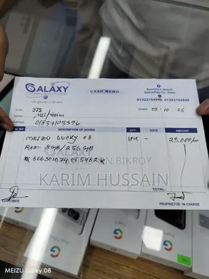 New Meizu Lucky 08 256 GB Black