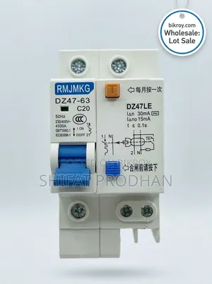 Dz47le C20 Rcbo Breaker Lot or Wholesale Sale. Total Quantity: [100].