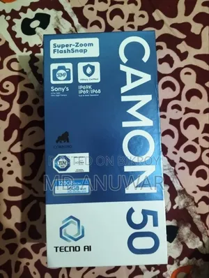 Tecno Camon 50 256 GB Black