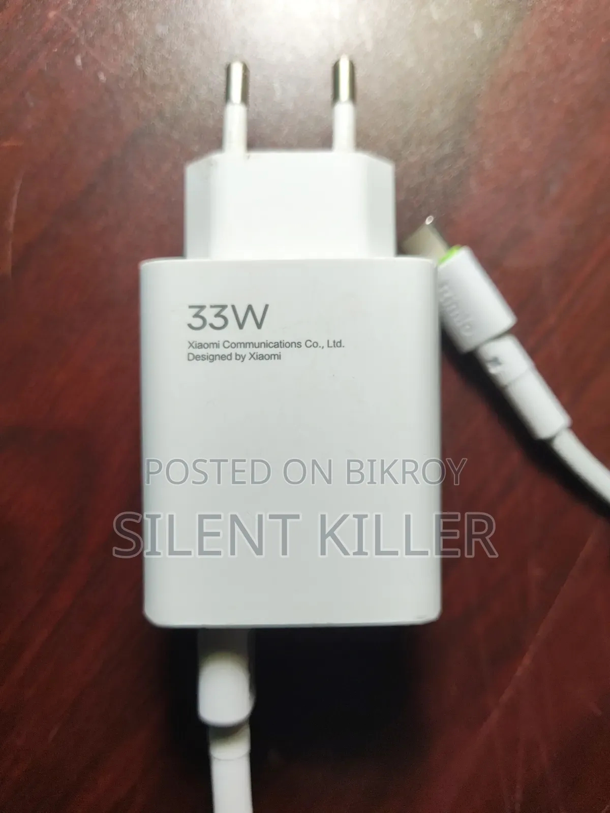 Xiaomi 33W (EU) Fast Charger Set With 3A Type-C Data Cable