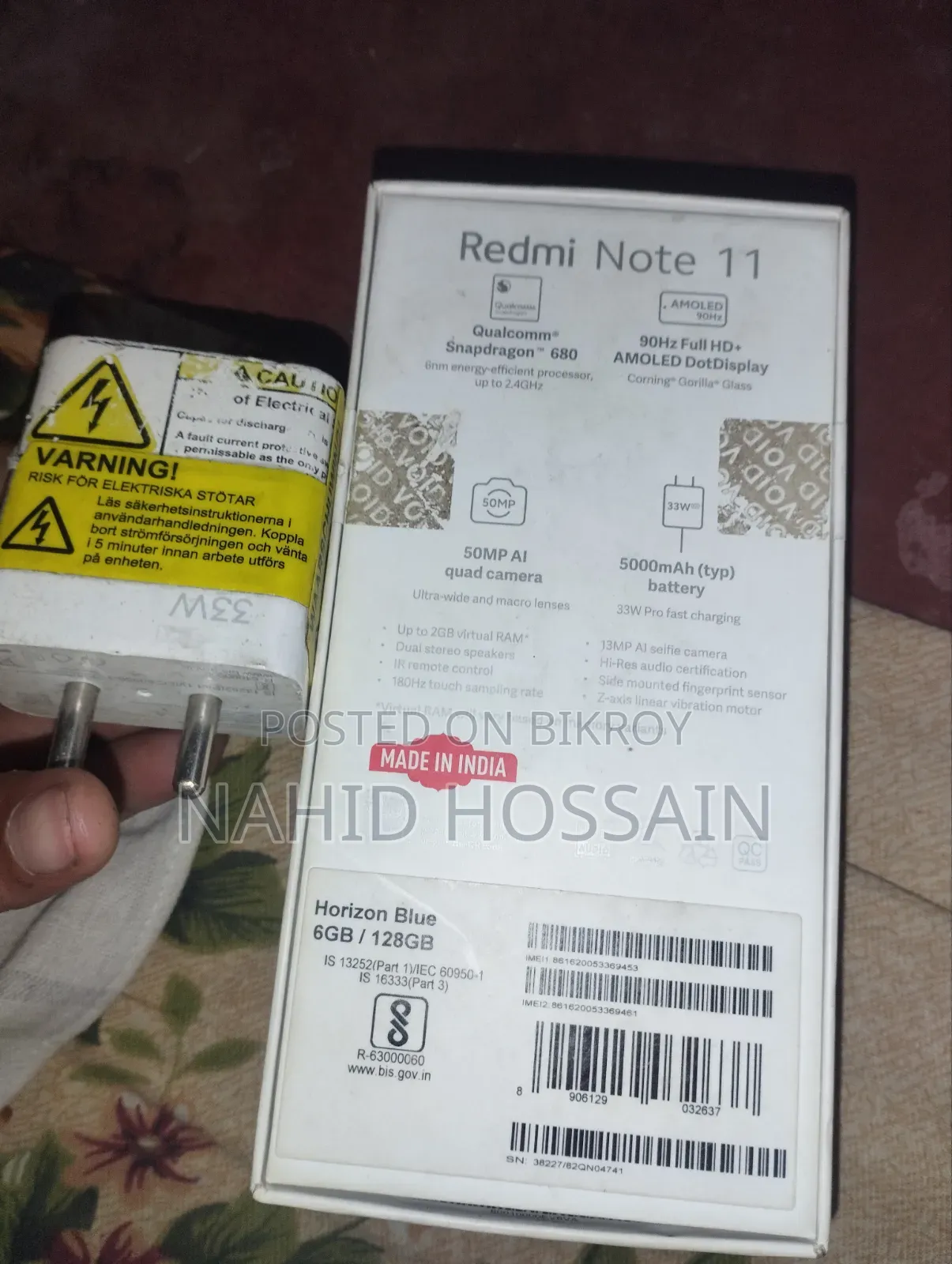 Xiaomi Redmi Note 11 128 GB Blue