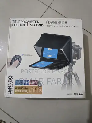 ক্যামেরা এবং স্মার্টফোনের জন্য LENSGO TC7 পোর্টেবল প্রফেশনাল টেলিপ্রম্পটার