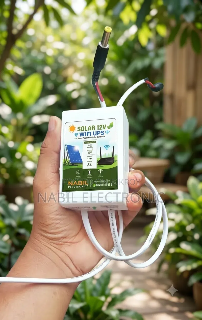Solar 12-Volt DC WiFi UPS