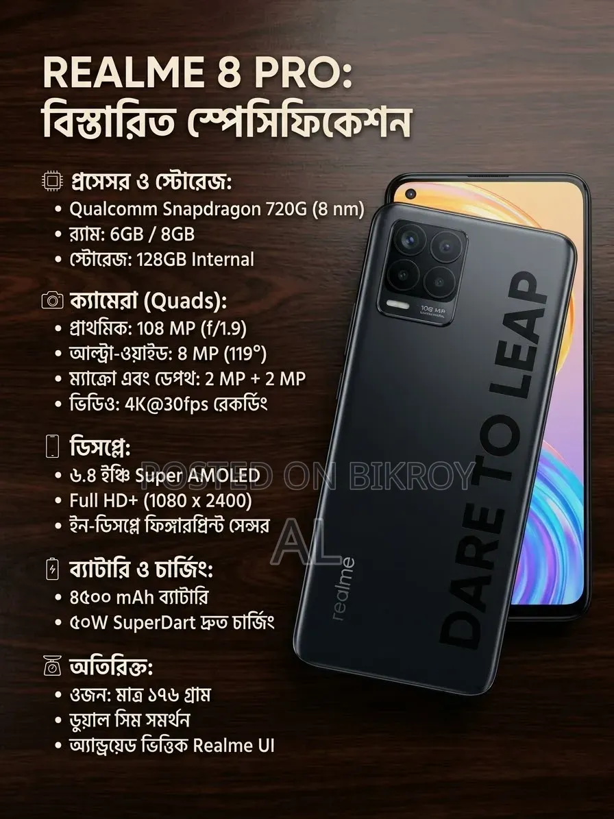 Realme 8 Pro 128 GB Gray