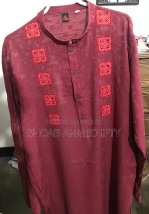 আড়ং থেকে লাল পাঞ্জাবি