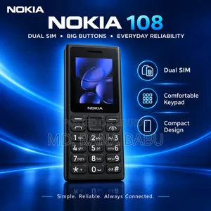 নতুন নোসিয়া ১০৮ ডুয়াল সিম ব্ল্যাক