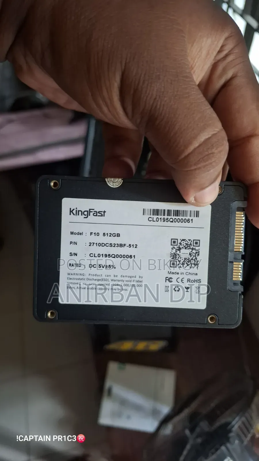Kingfast 512gb Sata SSD