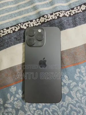 অ্যাপল আইফোন ১৫ প্রো ম্যাক্স ২৫৬ জিবি ব্ল্যাক