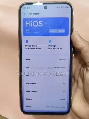 টেকনো স্পার্ক ৪০ প্রো ১২৮ জিবি ব্ল্যাক