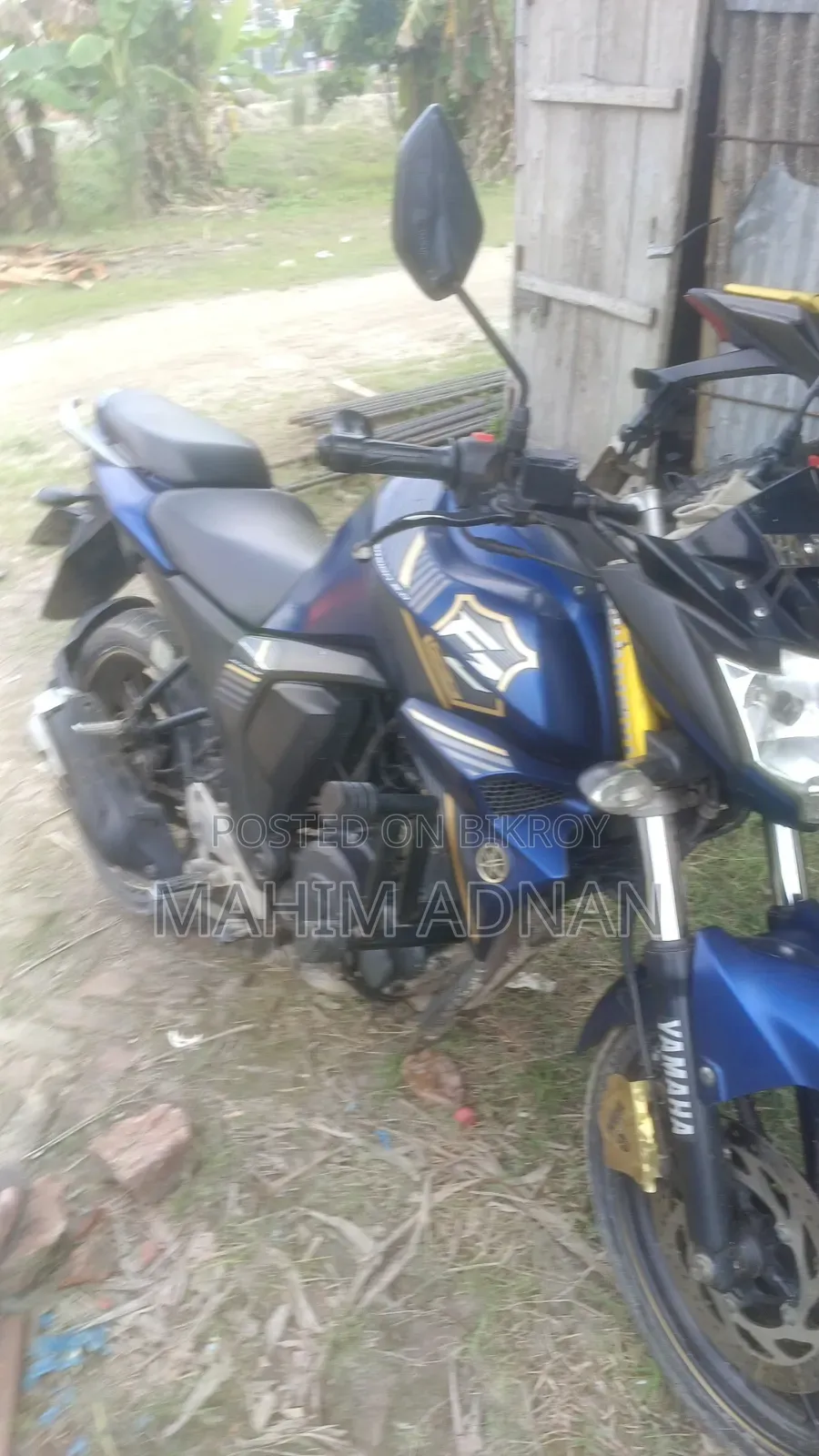নতুন ইয়ামাহা এফজেডএস ভি২ ২০২২ নীল