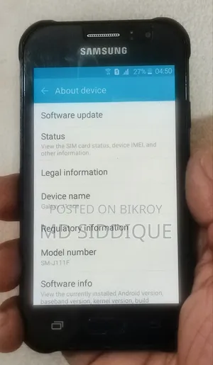স্যামসাং গ্যালাক্সি জে১ এস ৪ জিবি কালো