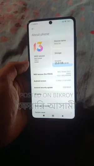 Xiaomi Poco X3 128 GB Blue