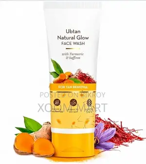 Ubtan Natural Glow Face Wash With Turmeric & Saffron – 100 Ml