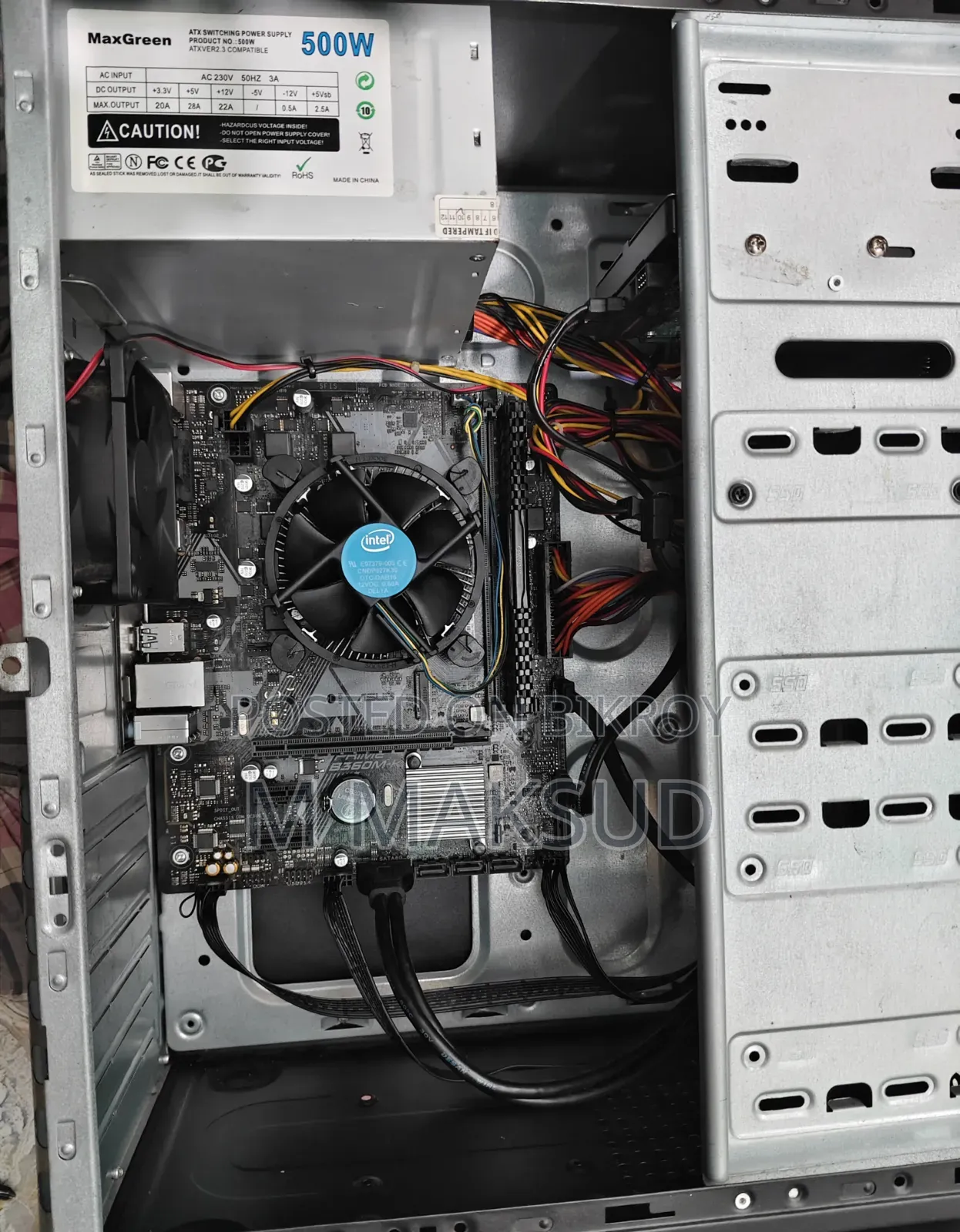 ডেস্কটপ কম্পিউটার ৮জিবি ইন্টেল কোর আই৫ এইচডিডি+এসএসডি ৬৪০জিবি