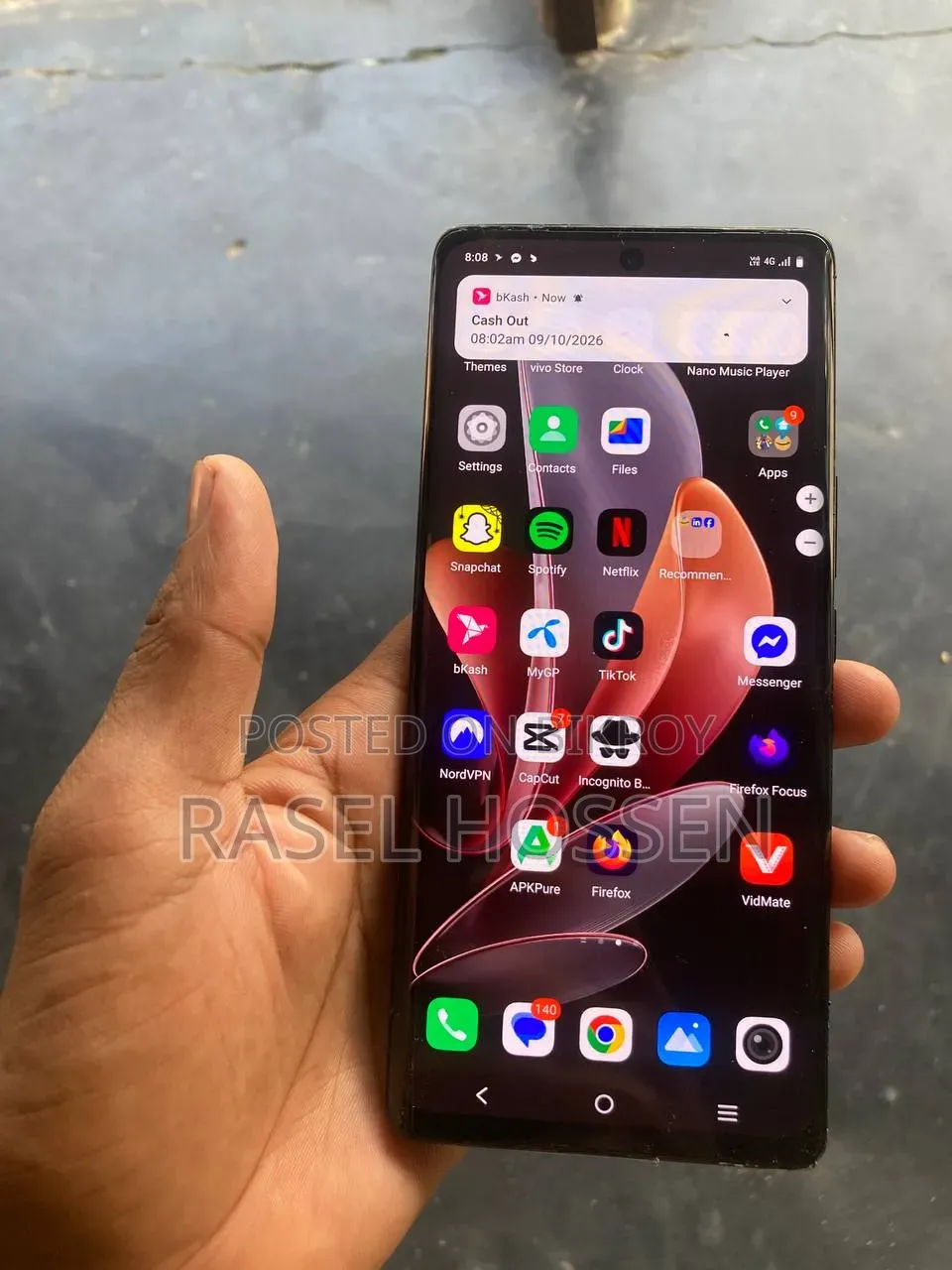 New Vivo V29e 5G 256 GB Black