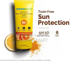 Mamaearth Vitamin C Daily Glow Sunscreen SPF 50 PA++++ - 80 Gm
