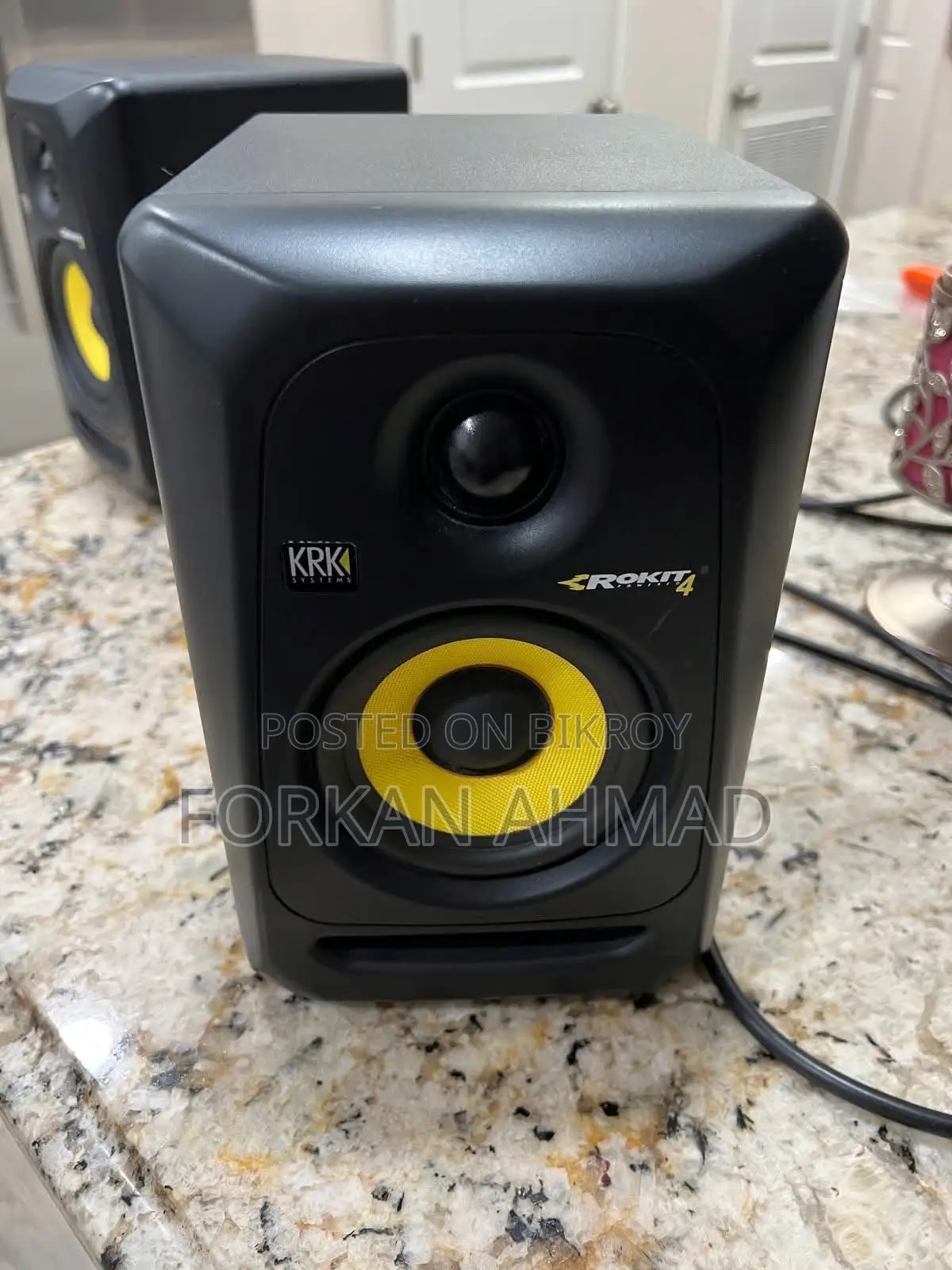 KRK Rokit 4 3rd Gen. Sound Monitor & Sound Card (Focusrite 2i2 3rd Gen)