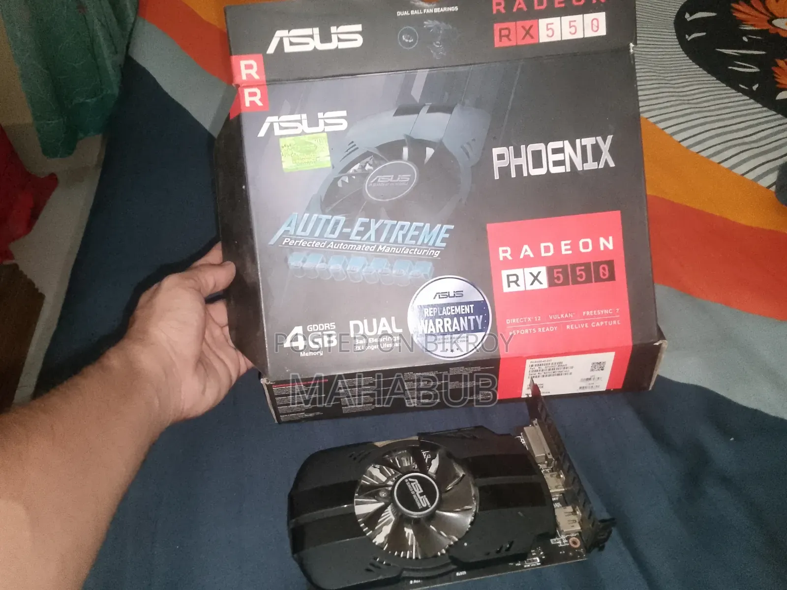 Graphics Card Rx 550 4gb Gddr5