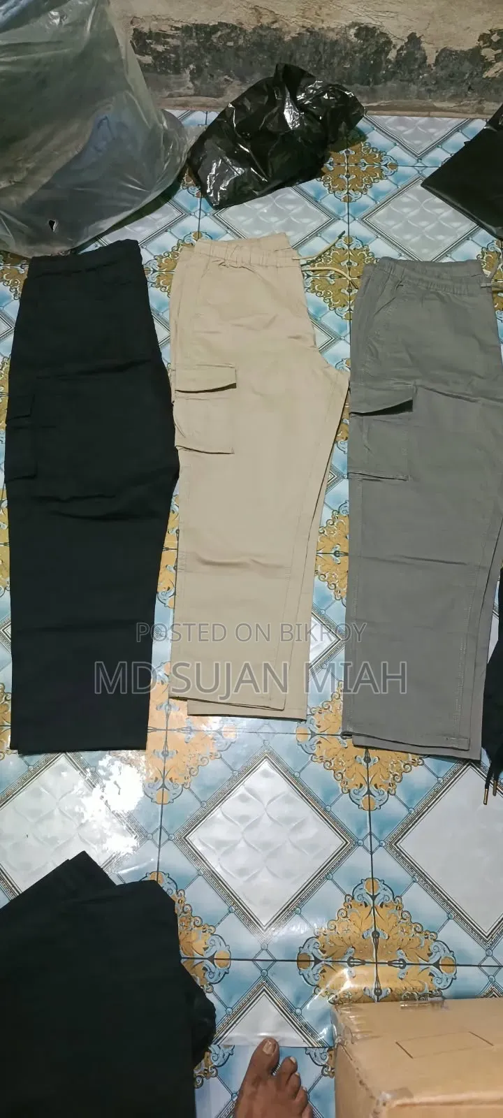 Man's Gabading Cargo 6 Pockets Pant