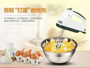 Scarlet 7-Speed Portable High-Grade Hand Mixer