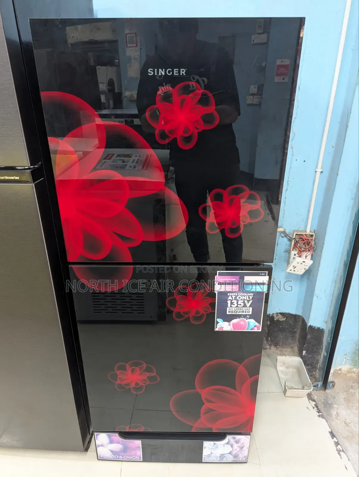 Singer Brand New Glass Door Fridge 157 Ltr.