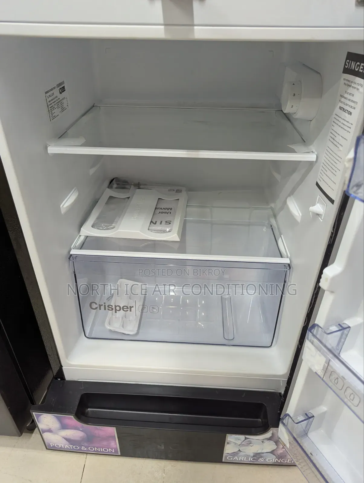 Singer Brand New Glass Door Fridge 157 Ltr.