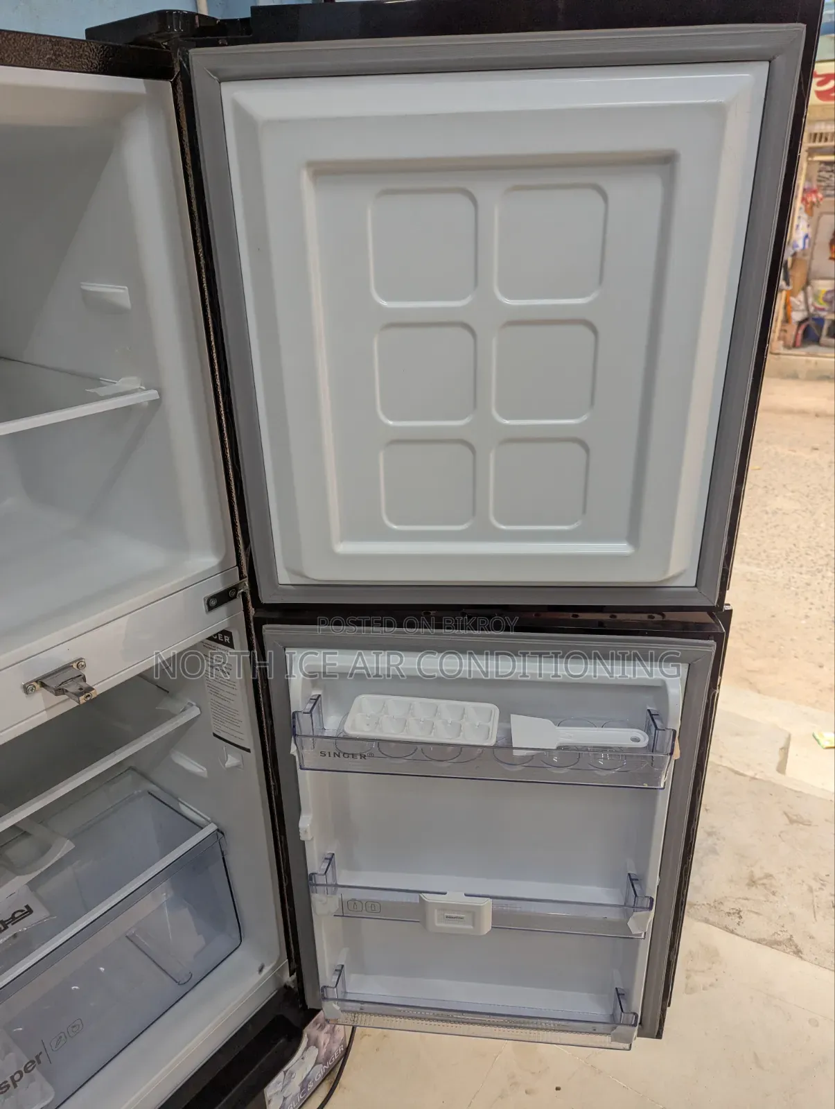 Singer Brand New Glass Door Fridge 157 Ltr.