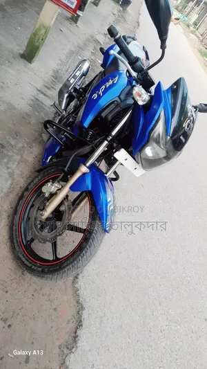 টিভিএস আপাচে আরটিআর ১৬০ টুভি ২০১৭ ব্লু