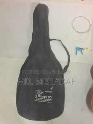 গিটার, ব্যাগ, ক্যাপো গিটারের শুধু ব্রিজ ফাটা
