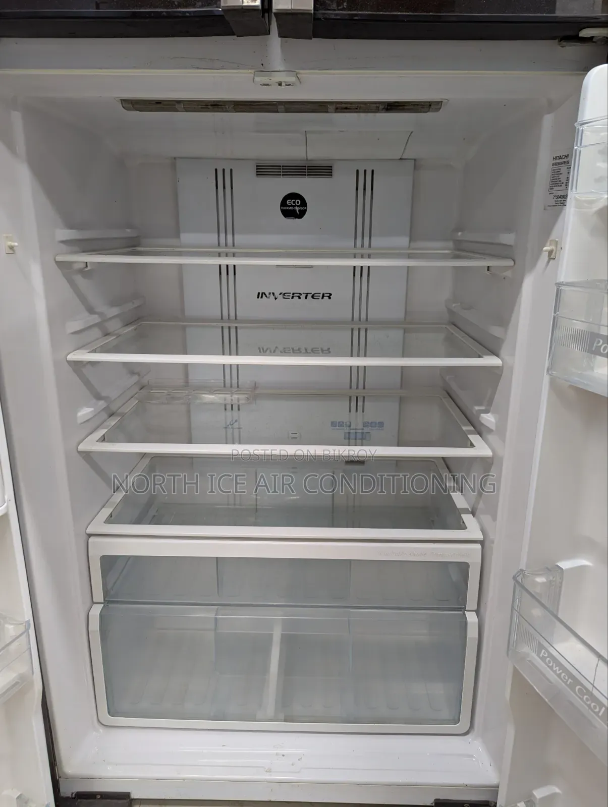Hitachi Chocolate Color Dual Inverter 586 Ltr.