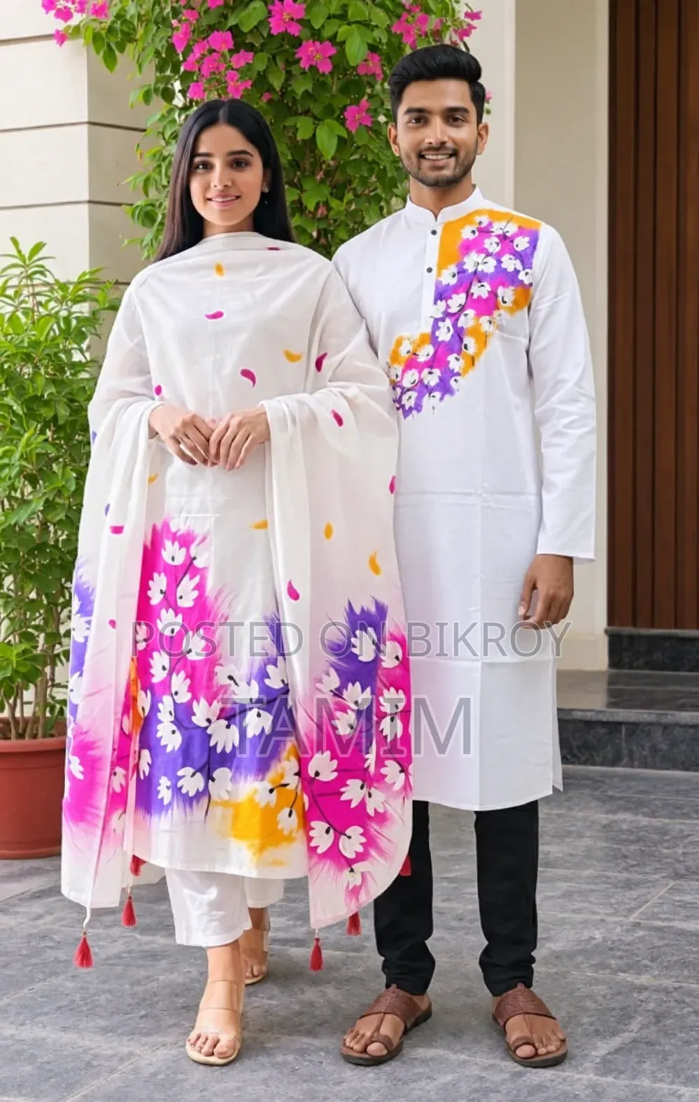 Couple Punjabi and Three-Piece