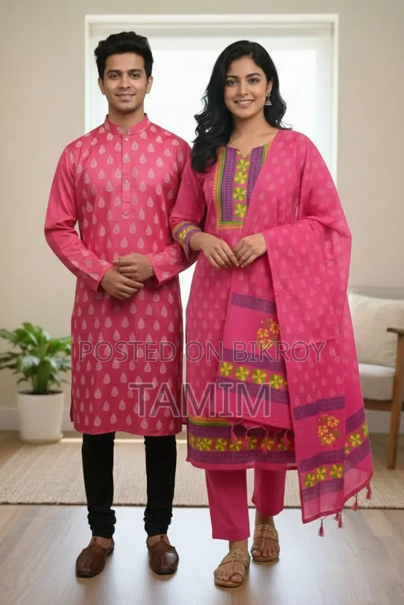Couple Punjabi and Three-Piece