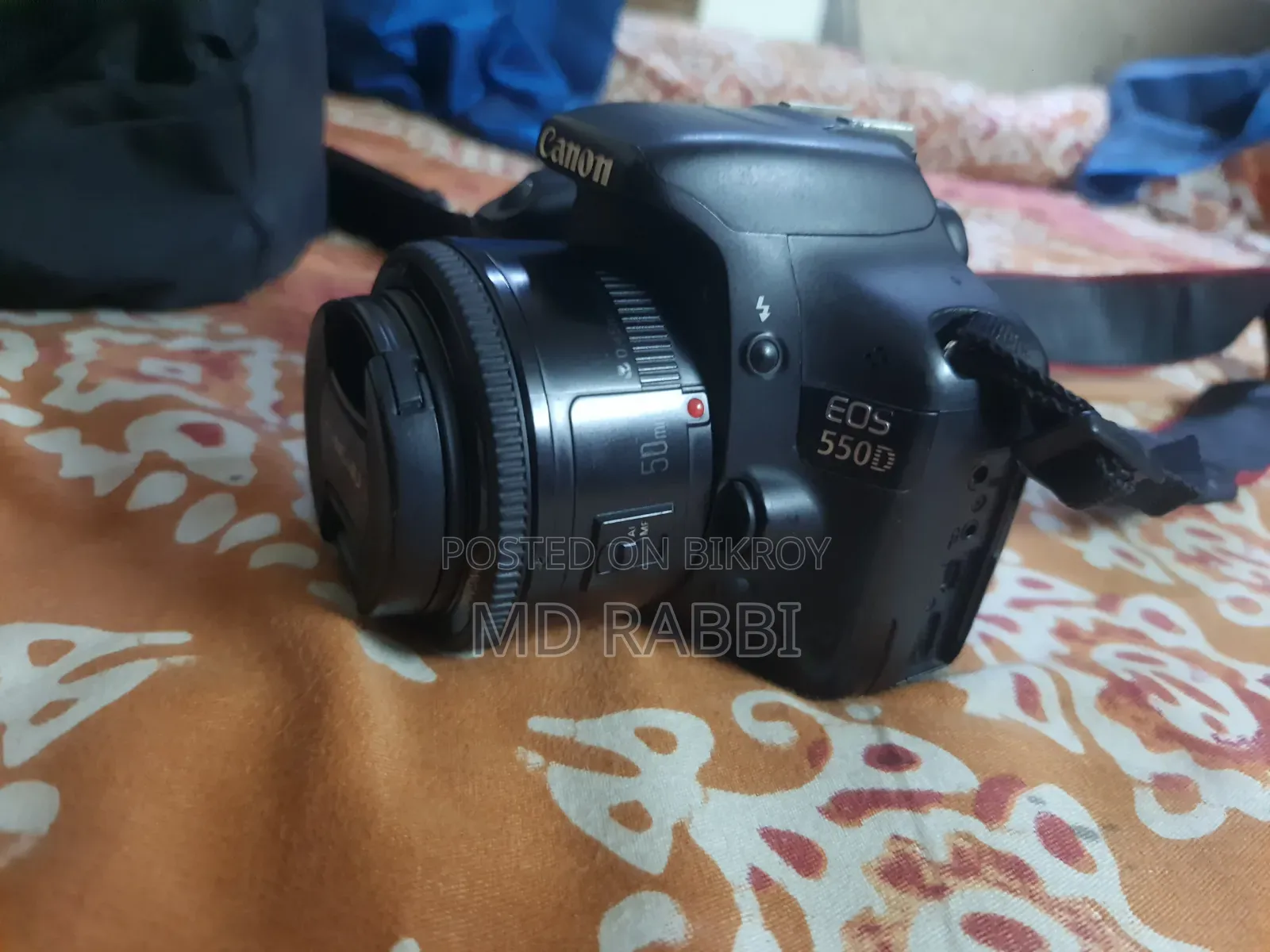 Canon 550d Camera 55-250zoom Lens and 50mmPrime Lens