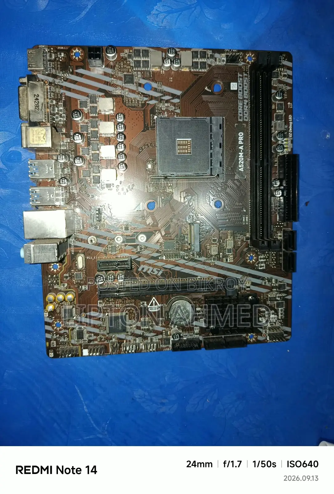 MSI A520M-A Pro AMD AM4 Micro-ATX Motherboard