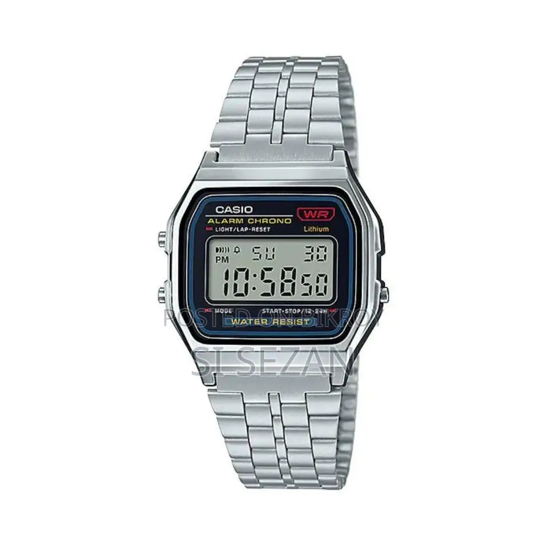 Original Casio Vintage A159W Digital Stainless Steel Watch (Brand New)
