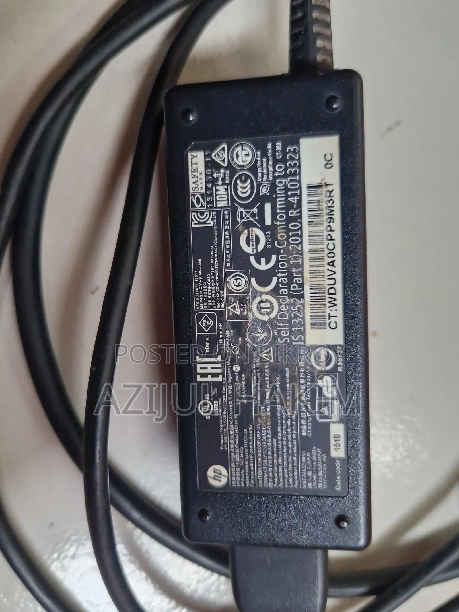 HP Laptop Original Charger