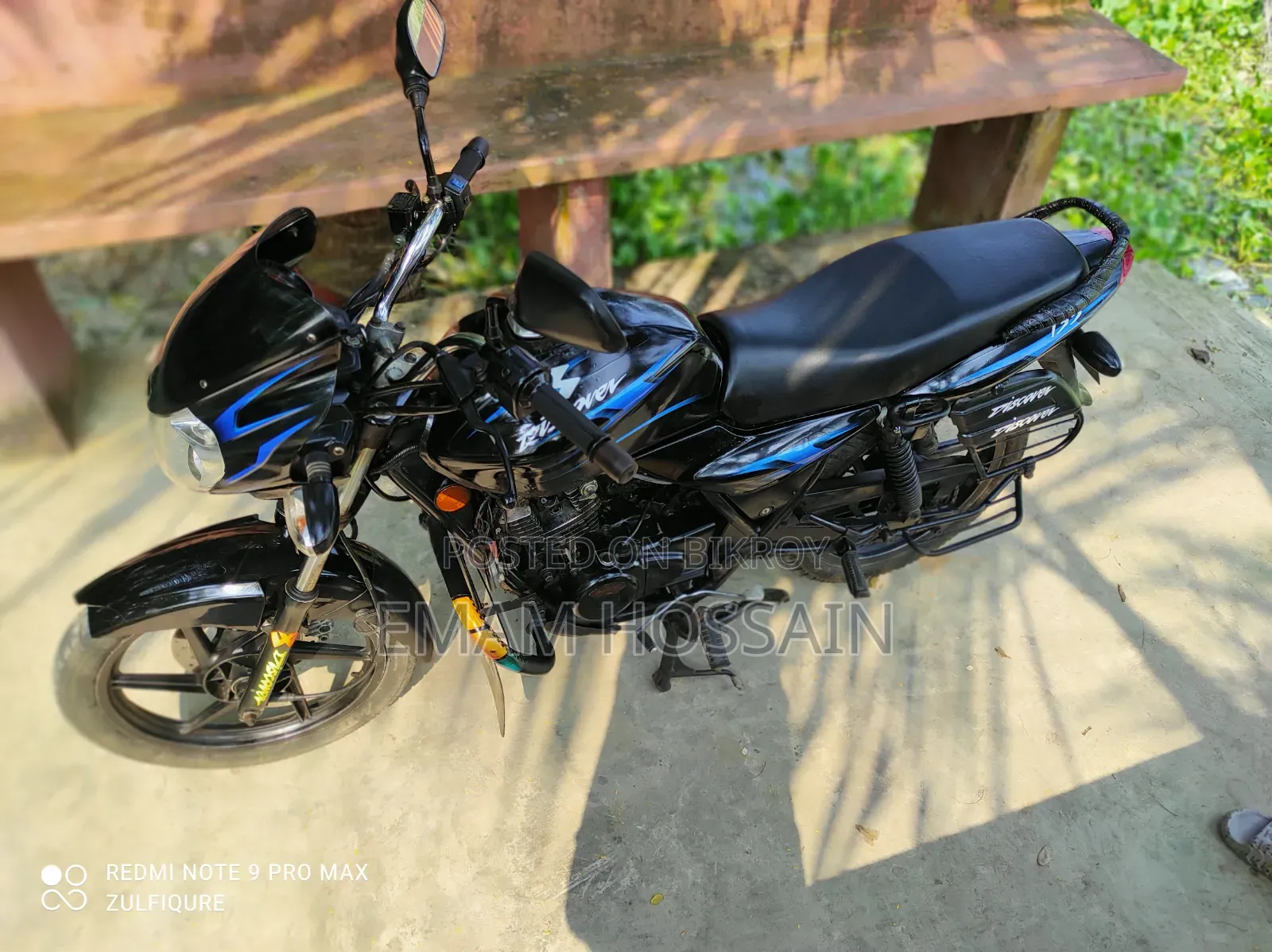 New Bajaj Discover 135 2014 Blue
