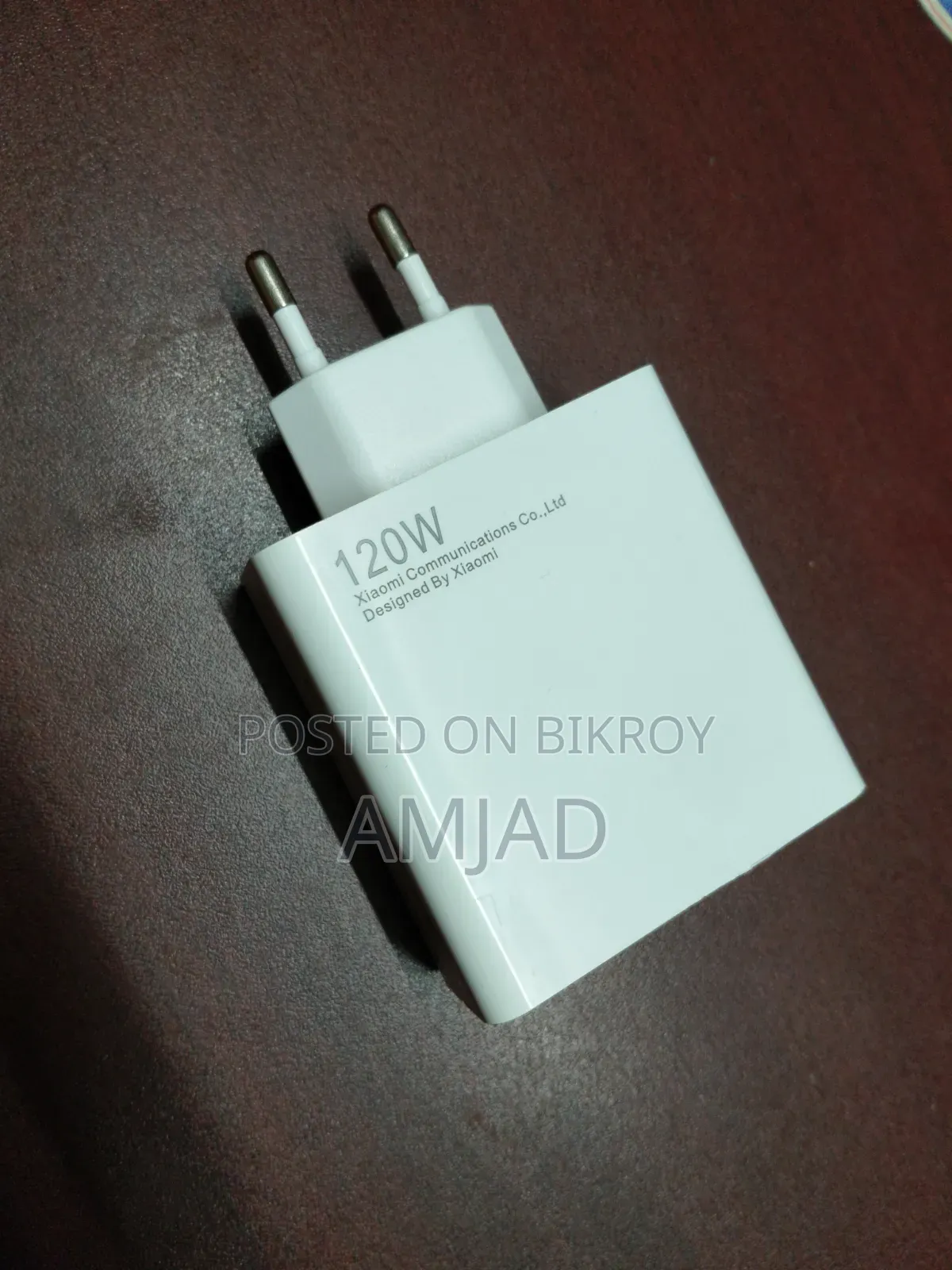 Xiaomi Original Super Fast Turbo Charger Adapter 120 Watt