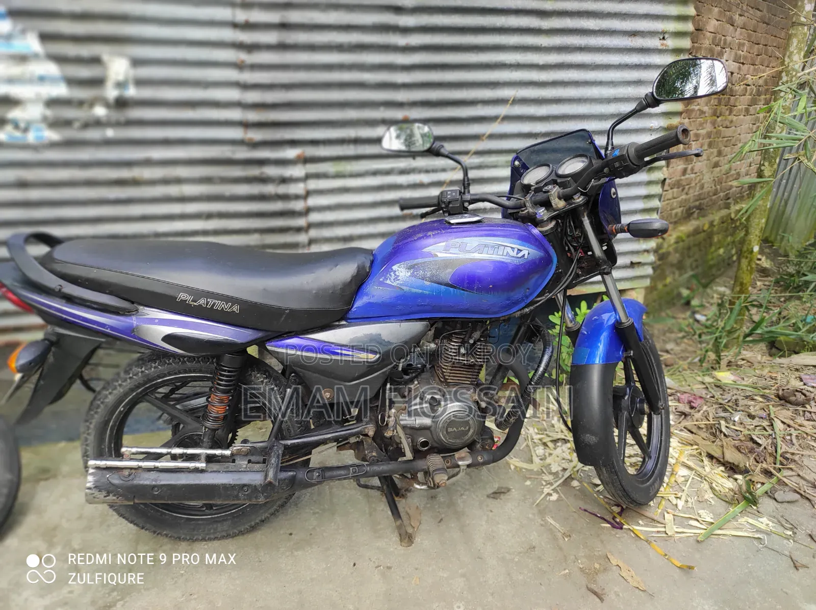 Bajaj Platina 100 2012 Blue
