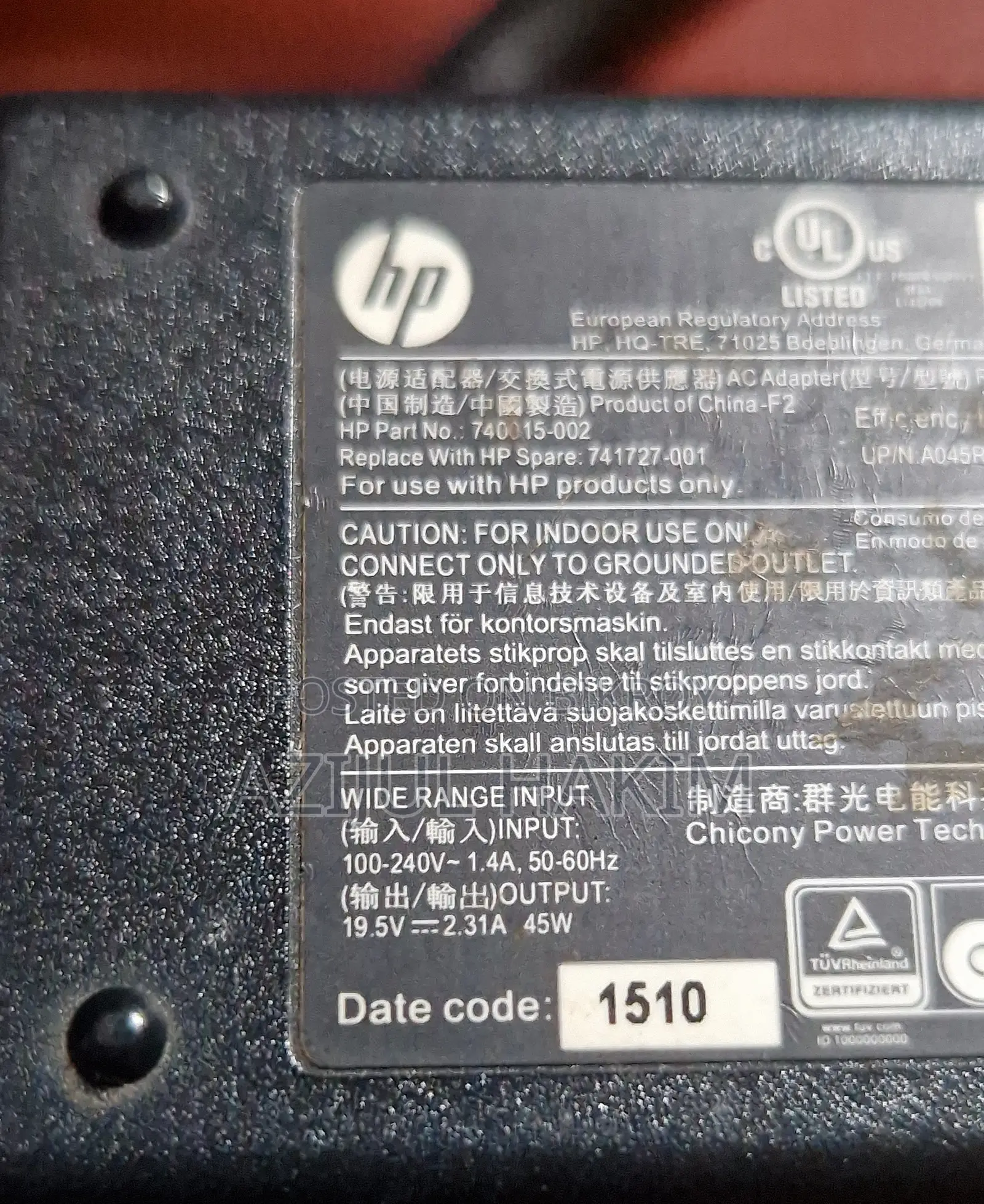 HP Laptop Original Charger