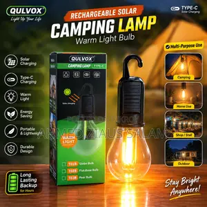 Solar Charging and Type-C Emergency LED Light