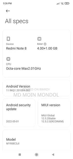 Xiaomi Redmi Note 8 64 GB Red