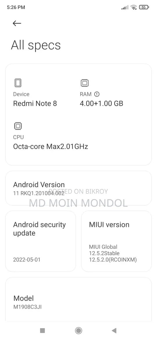Xiaomi Redmi Note 8 64 GB Red