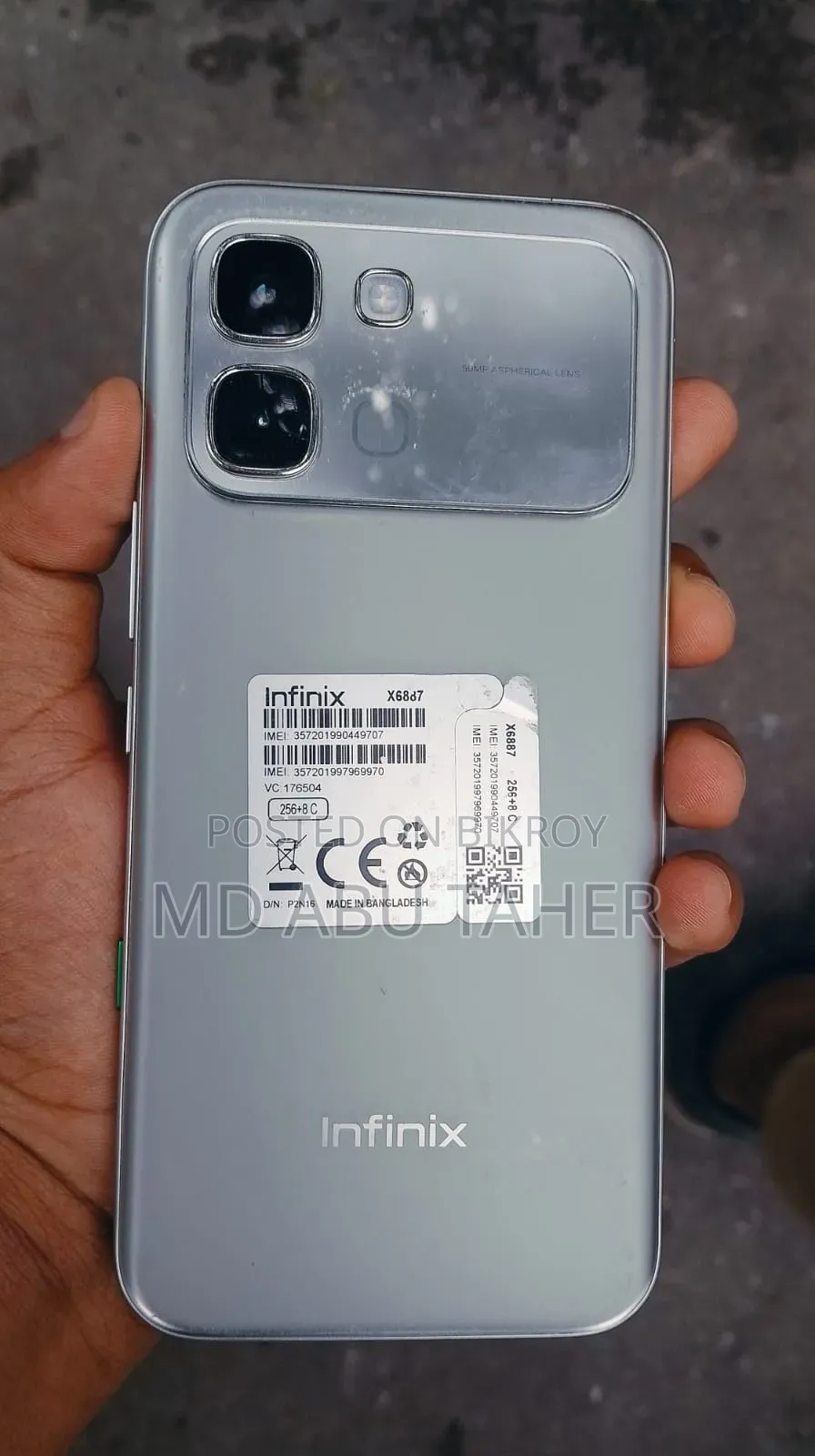 Infinix Note Edge 256 GB Silver