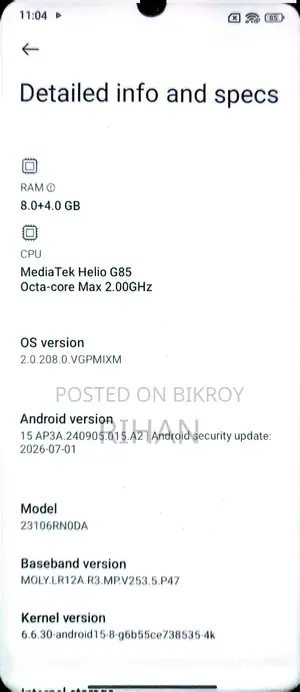 Xiaomi Redmi 13C 256 GB Green