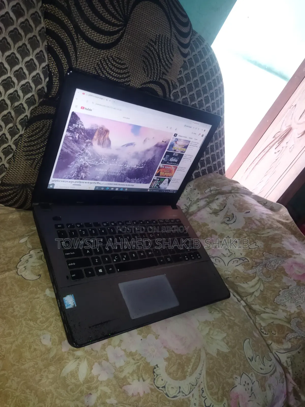 Laptop Asus 4GB SSD 48GB