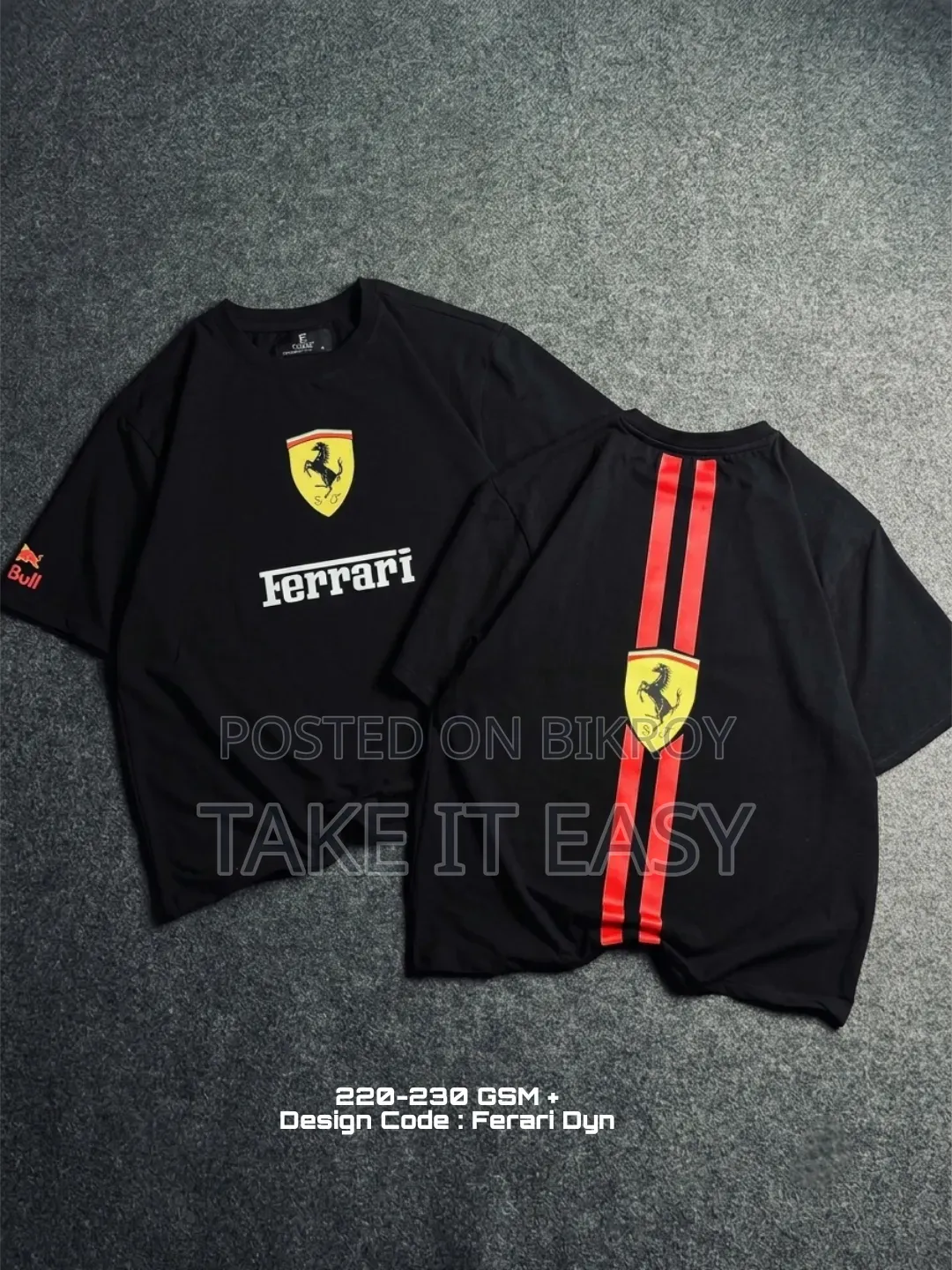 Premium Quality Drop Shoulder Ferari